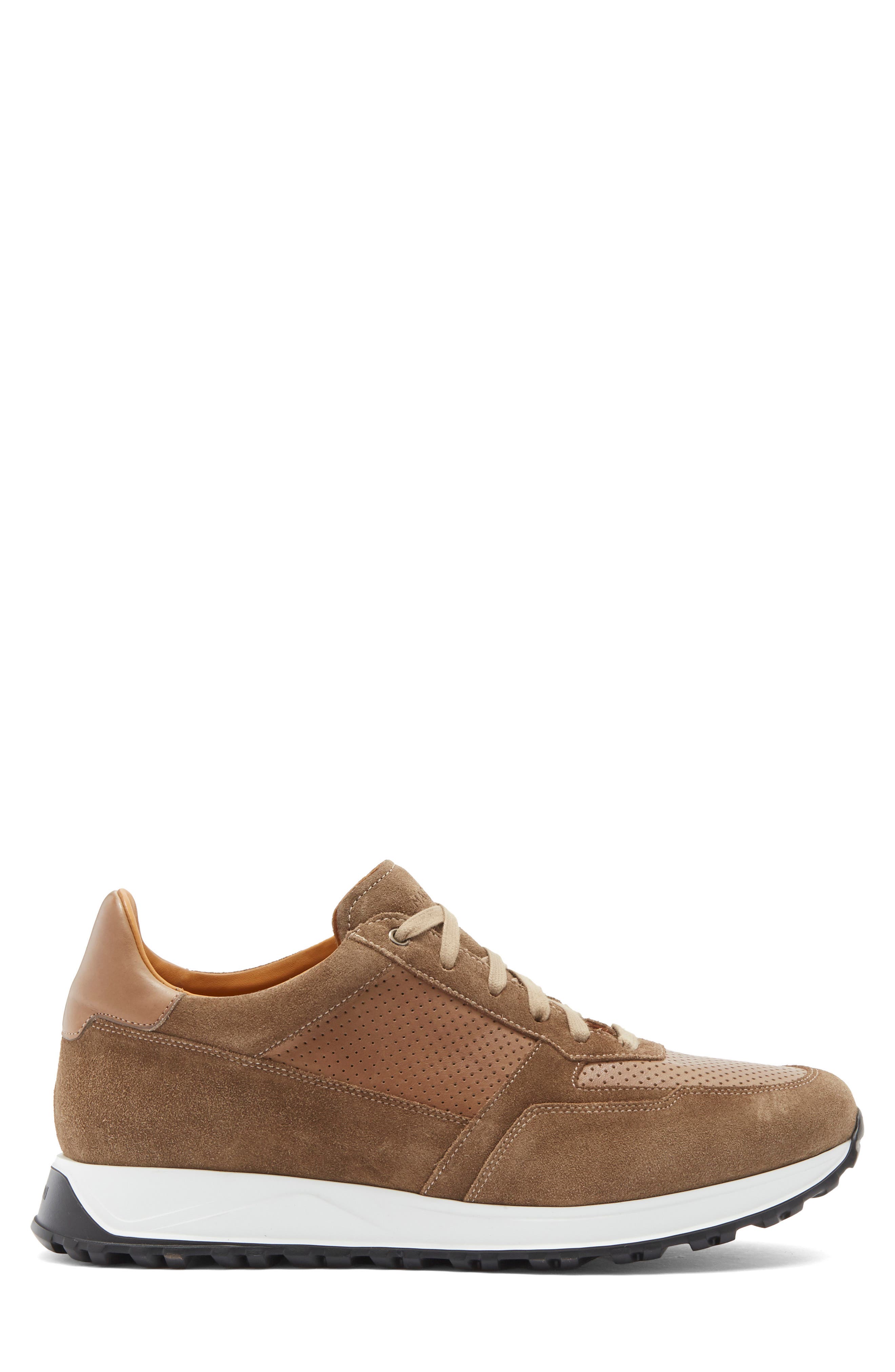 Fado Perforated Sneaker, Alternate, color, TORBA SUEDE / TORBA PERF