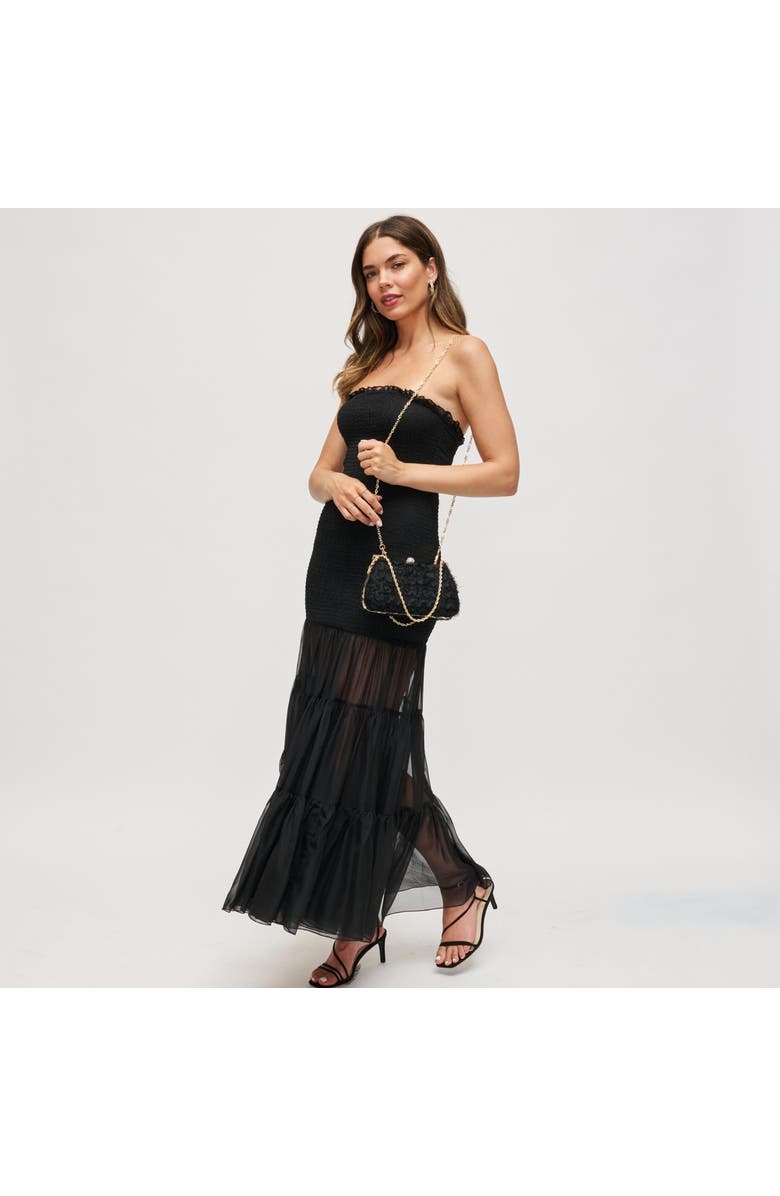 URBAN EXPRESSIONS HANDBAGS Maxi Evening Bag, Alternate, color, Black