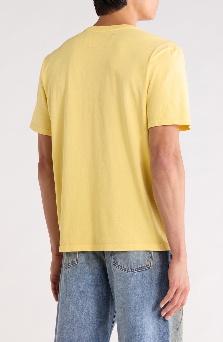 ONE OF THESE DAYS Could Only Remember Cotton Graphic T-Shirt, Alternate, color, Hard Washed Yellow