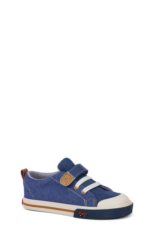 See Kai Run Stevie Ii Sneaker In Navy Denim