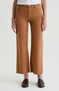 AG Saige Raw Hem Ankle Wide Leg Jeans