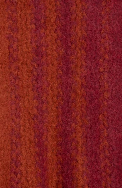 La Fiorentina Plush Scarf In Red