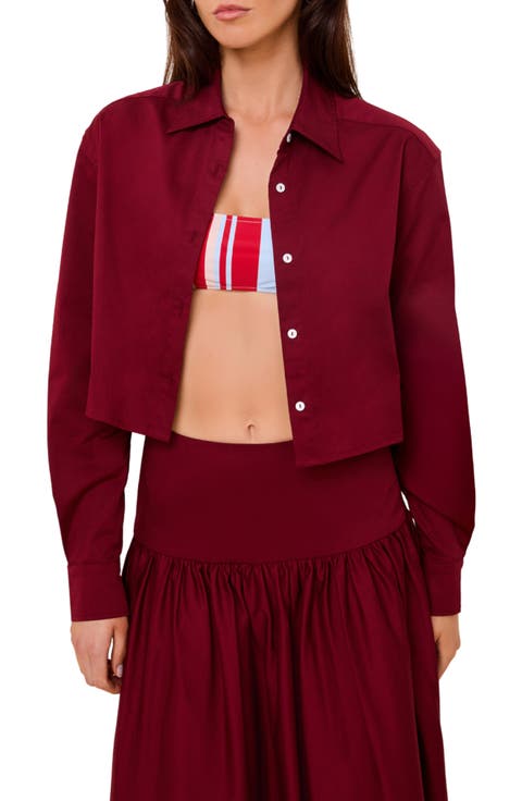 Avril Cropped Shirt