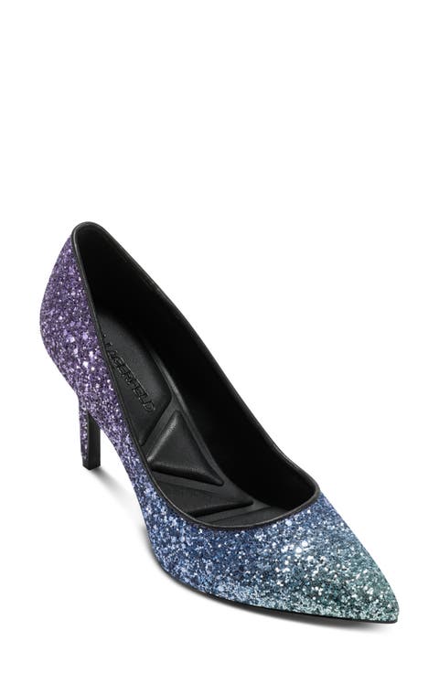 Royale Ombré Glitter Pump