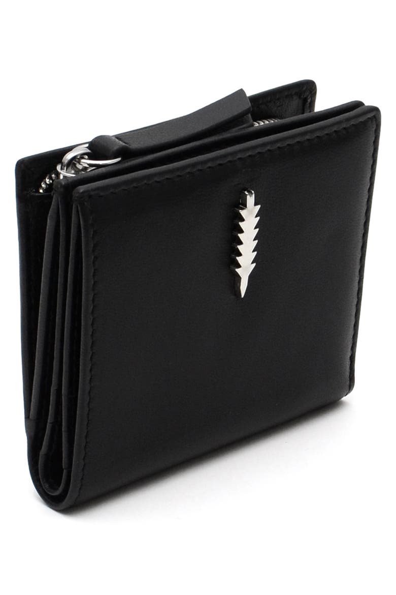 Lexi Bifold Leather Wallet, Alternate, color, BLACK