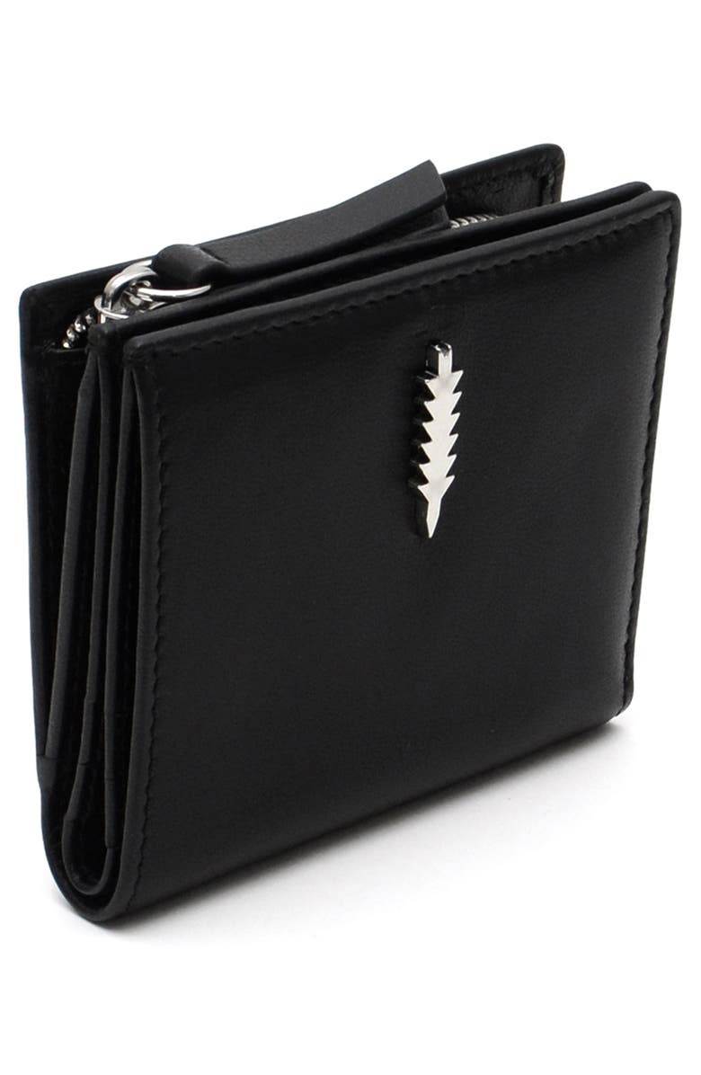 Thacker Lexi Bifold Leather Wallet, Alternate, color, Black