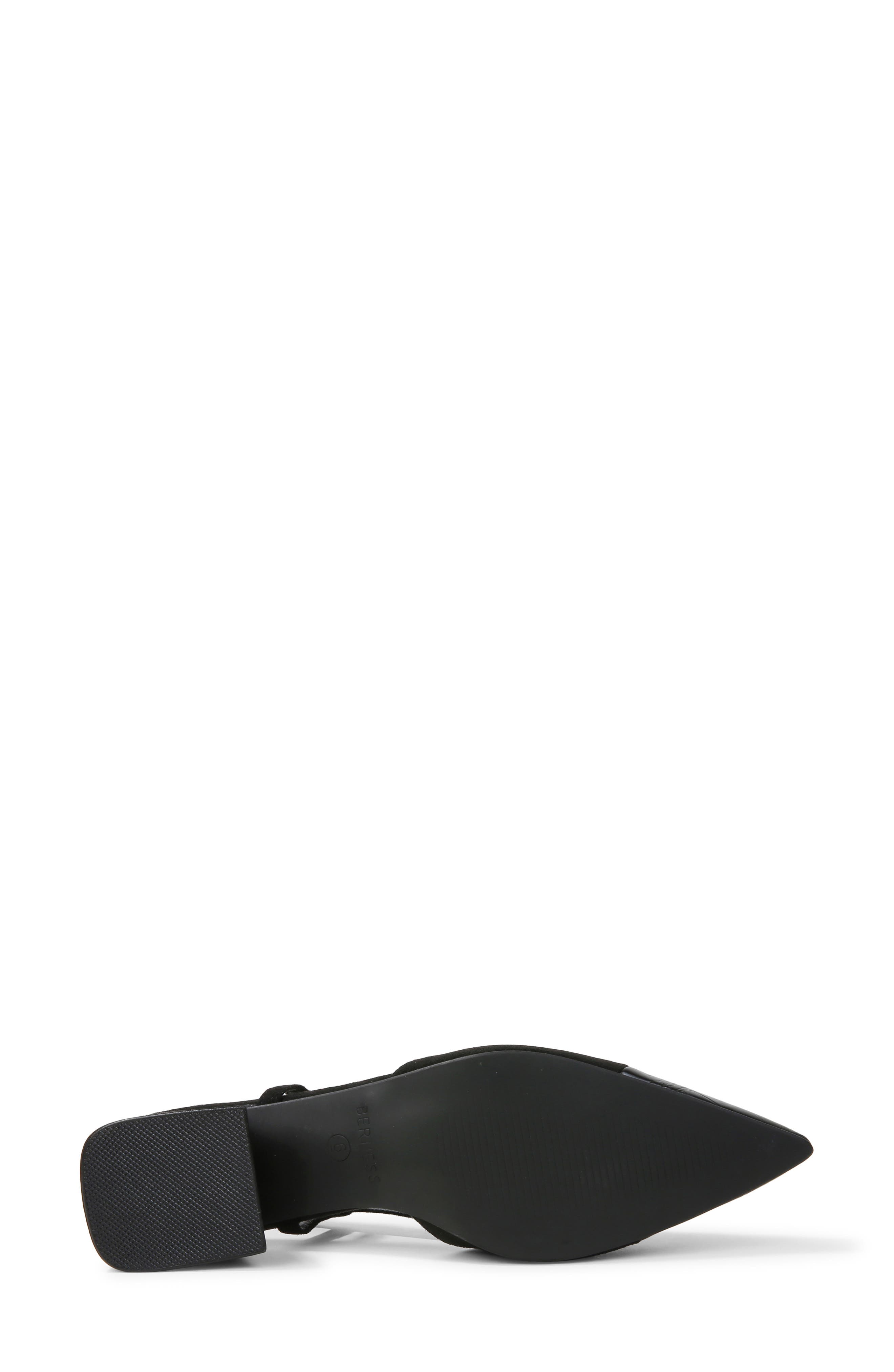 Slingback Block Heel Pump, Alternate, color, BLACK
