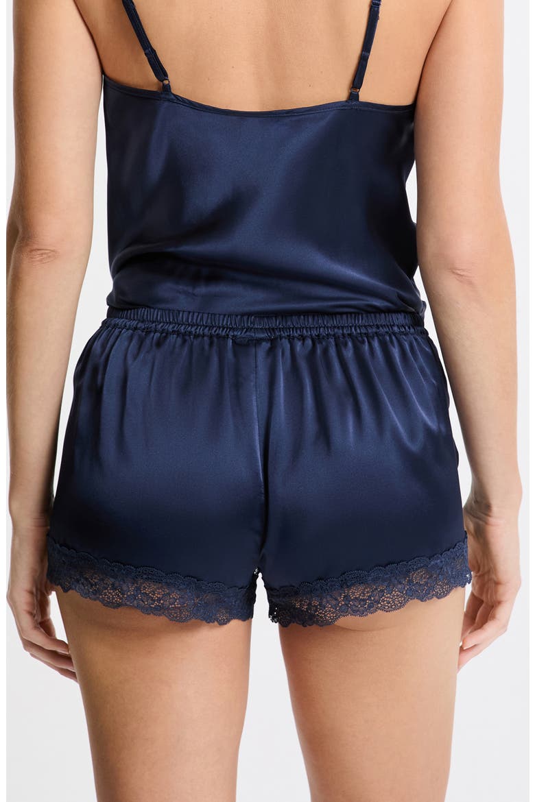 Milky Silk Pajama Shorts, Alternate, color, EARTHENWARE