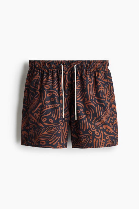 Patterned Swim Shorts