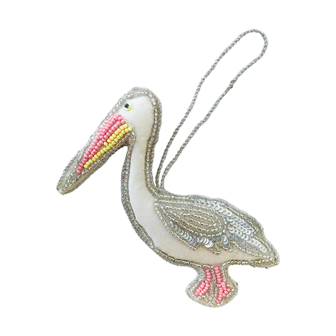 Pelican Christmas Ornament