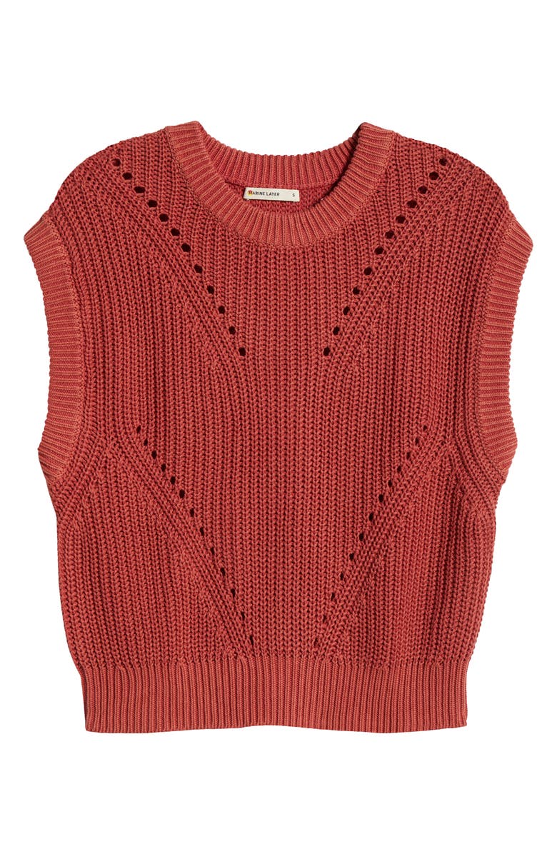 Marine Layer Devon Cotton Sweater Vest, Alternate, color,