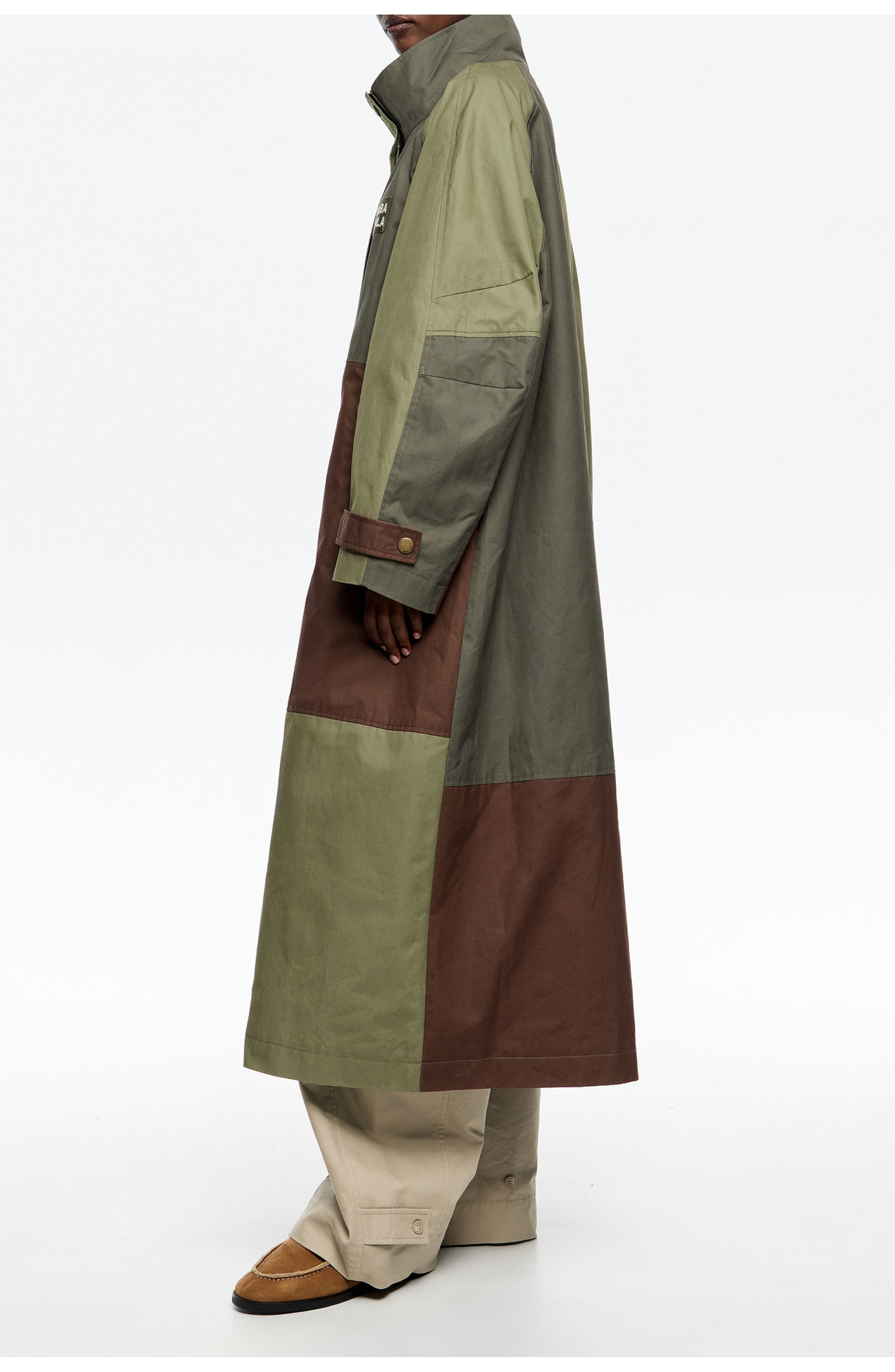Patchwork Maxi Trench - image 2