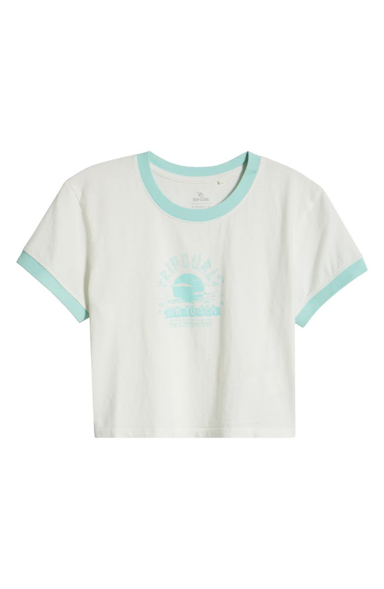 Rip Curl Hookipa Graphic Baby Tee, Alternate, color, Bone