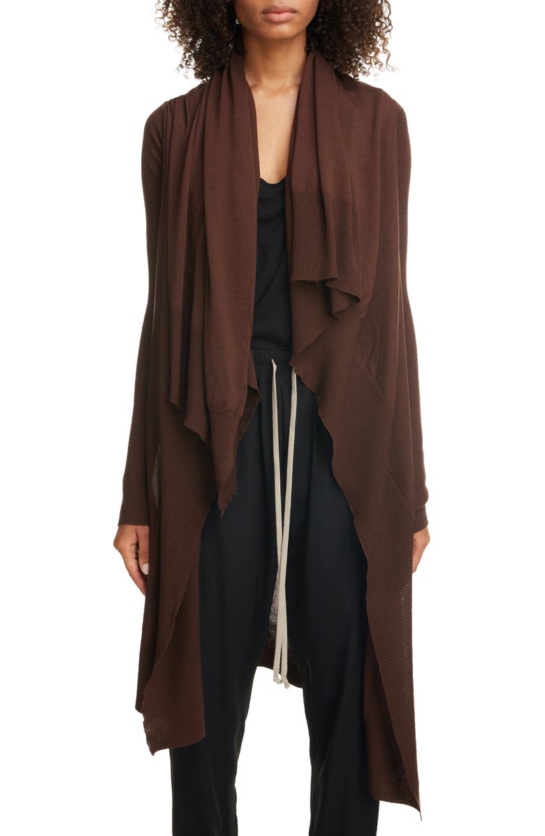 Rick Owens Multi Way Wool Sweater, Alternate, color,