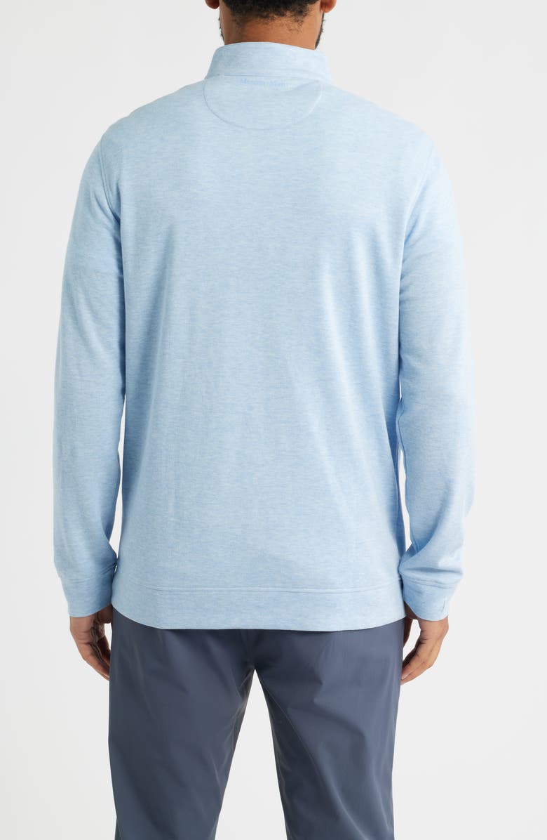 Mizzen+Main Crandall Quarter Zip Pullover, Alternate, color, Cloud Blue Heather