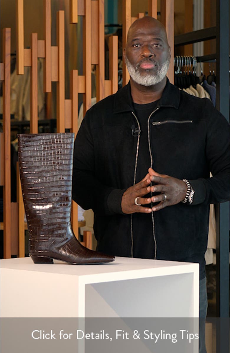 Croc Embossed Boot, sales video thumbnail