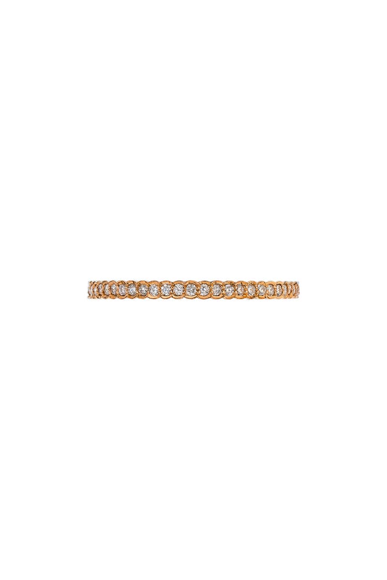 Diamond Scallop Band, Main, color, 18K RG