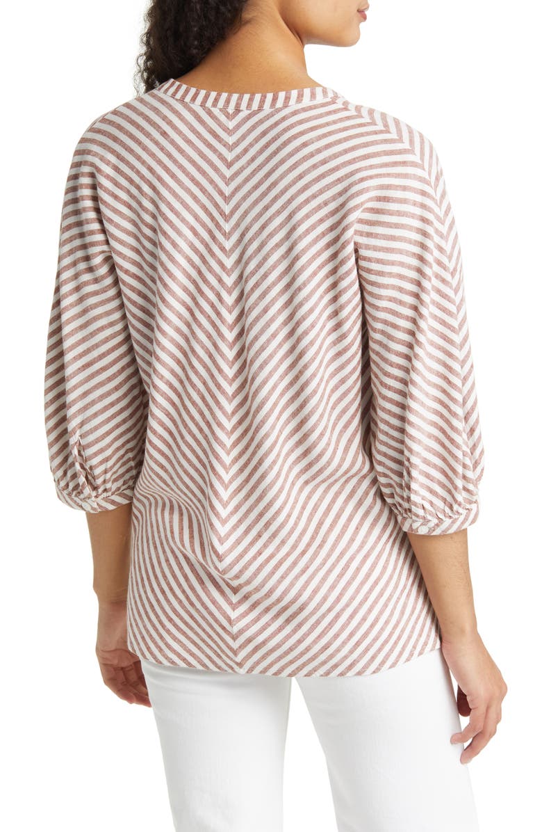 Caslon<sup>®</sup> Linen Blend Top, Alternate, color,