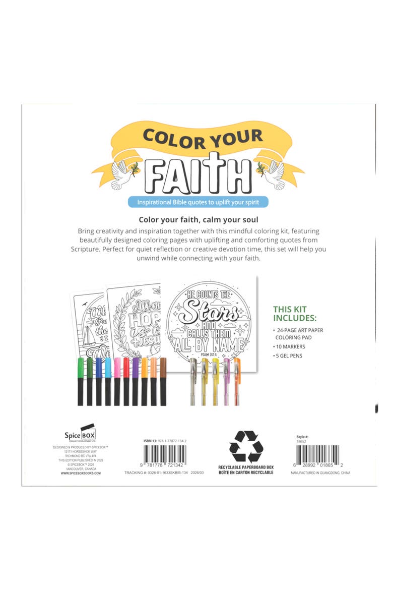 24 Page Coloring Pad, Alternate, color, Multicolored