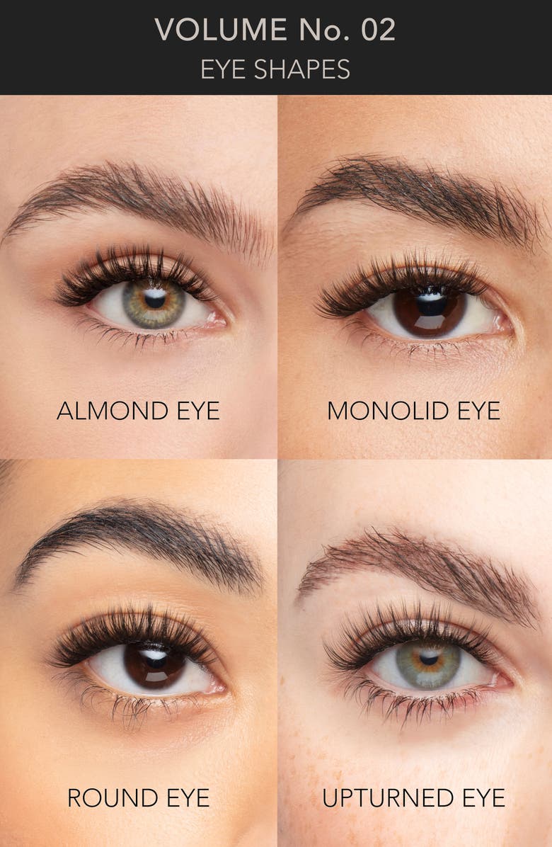 PRO LASH Volume No. 02 False Lashes, Alternate, color, Black