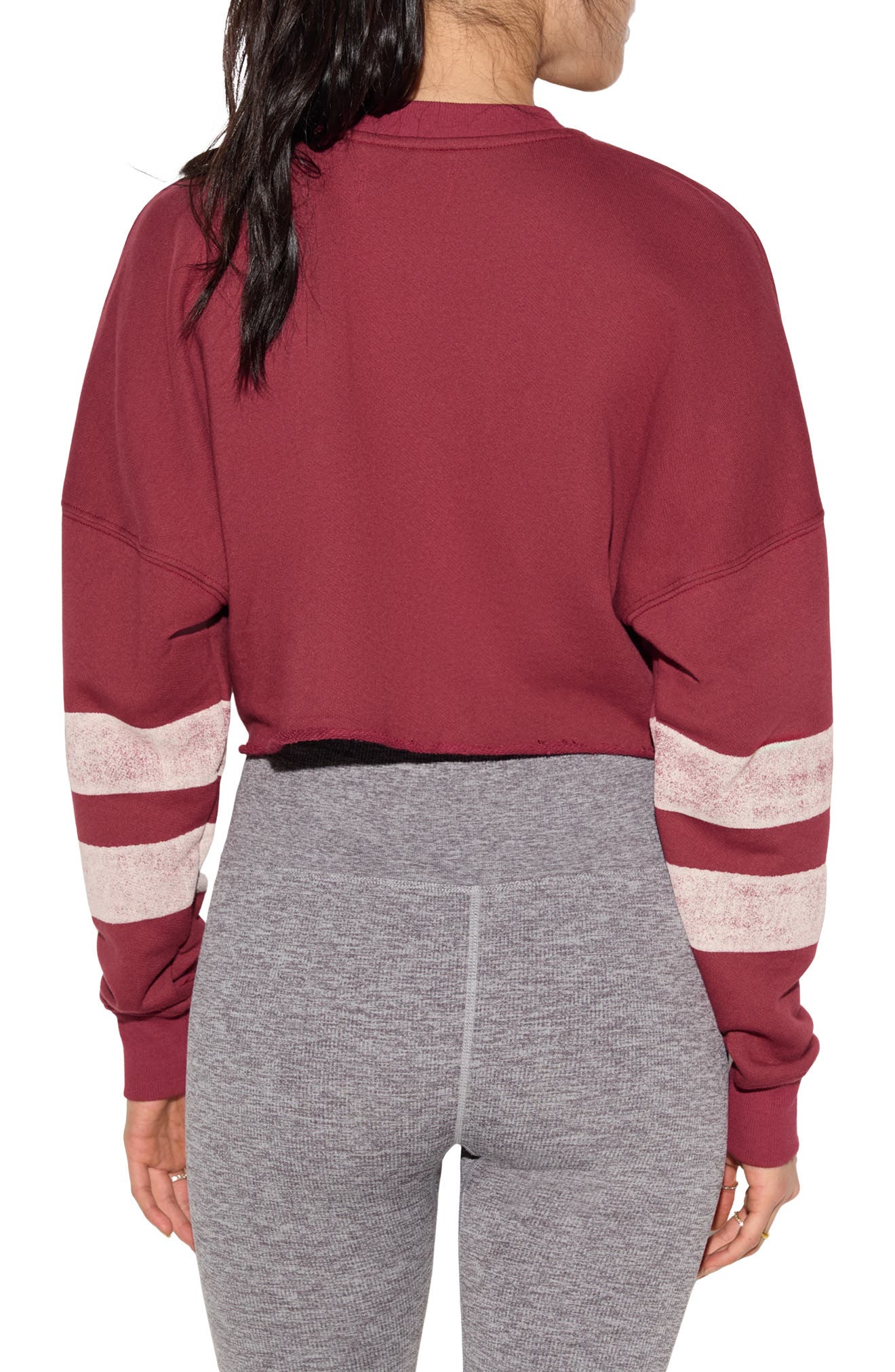 Spiritual Gangster Good Karma 777 Drina Crop Graphic Sweatshirt (Women ...
