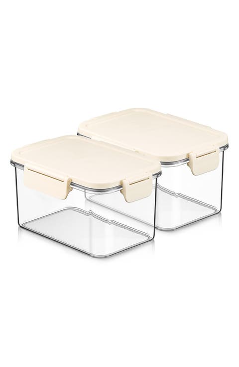 2-Piece Airtight Food Storage Container Set