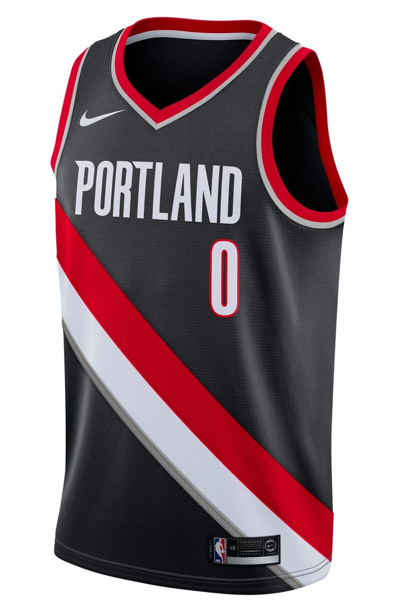 Nike Portland Trail Blazers Icon Edition Swingman Men's NBA Jersey, Main, color,