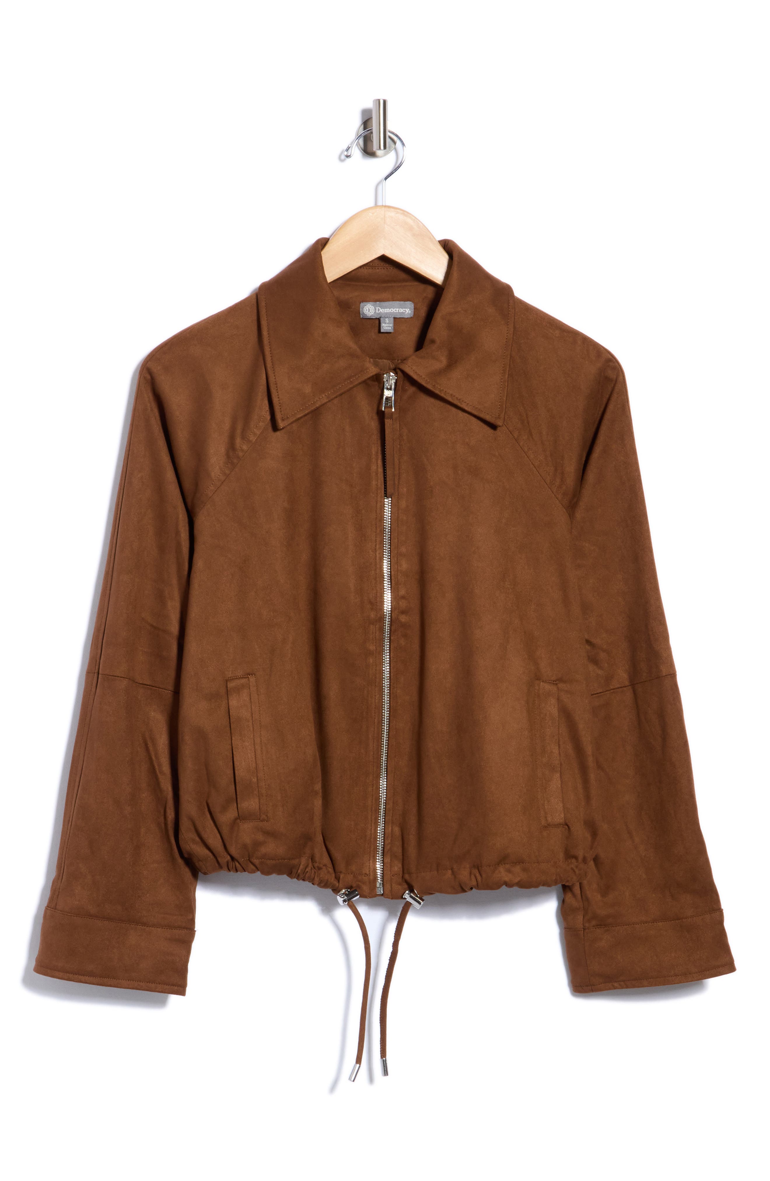 Faux Suede Jacket