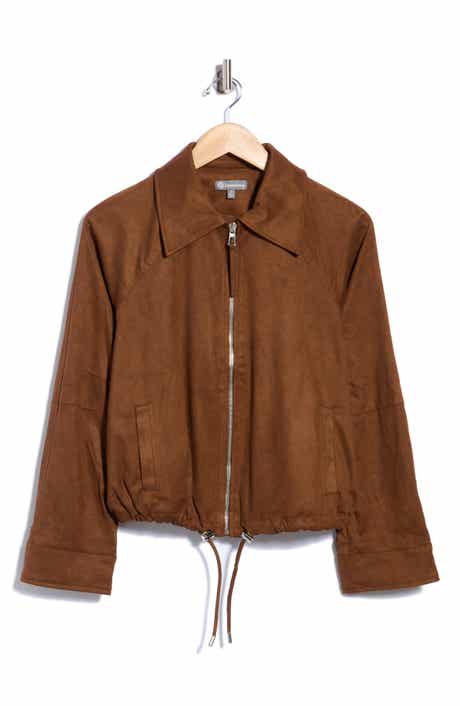 Faux Suede Jacket