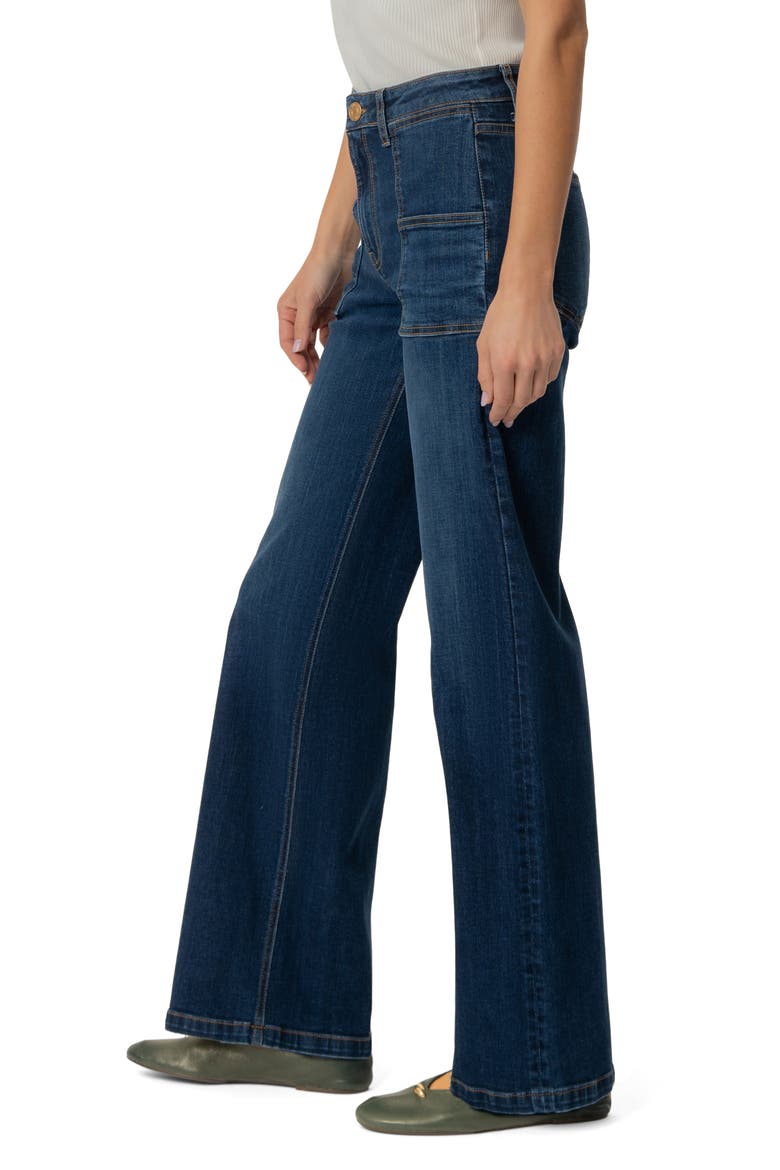 The Jean High Waist Wide Leg Jeans, Alternate, color, ENTIRELY