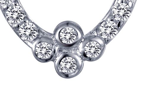 Lafonn Teardrop Pendant Necklace In White