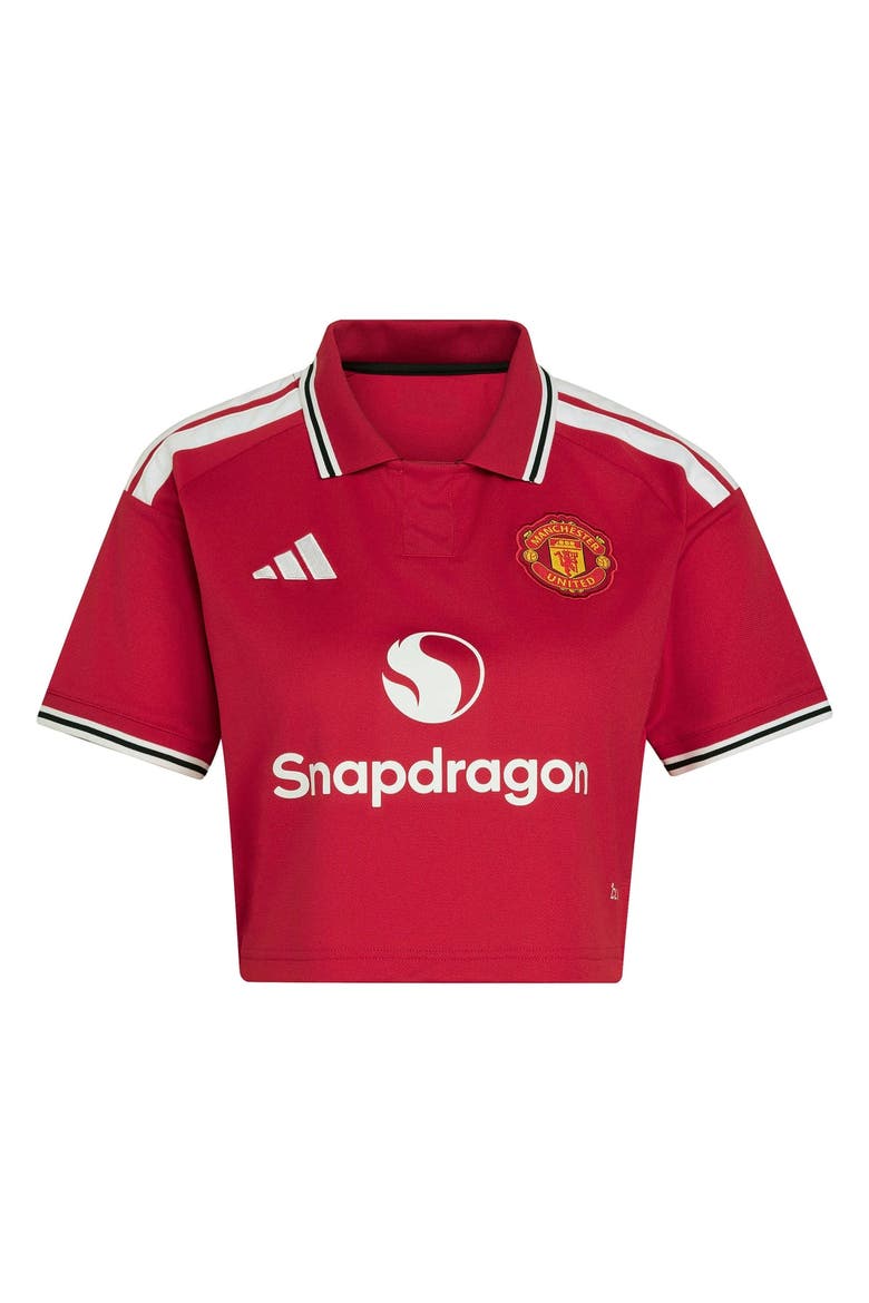 Women's adidas Red Manchester United 2026/27 Home Cropped Replica Jersey, Alternate, color, Red