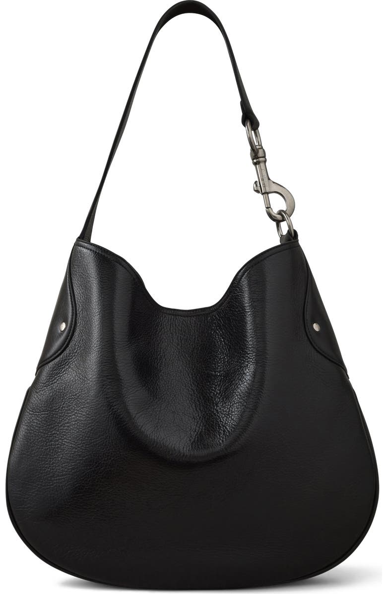 Mulberry Hackney Shoulder Bag, Alternate, color, Black
