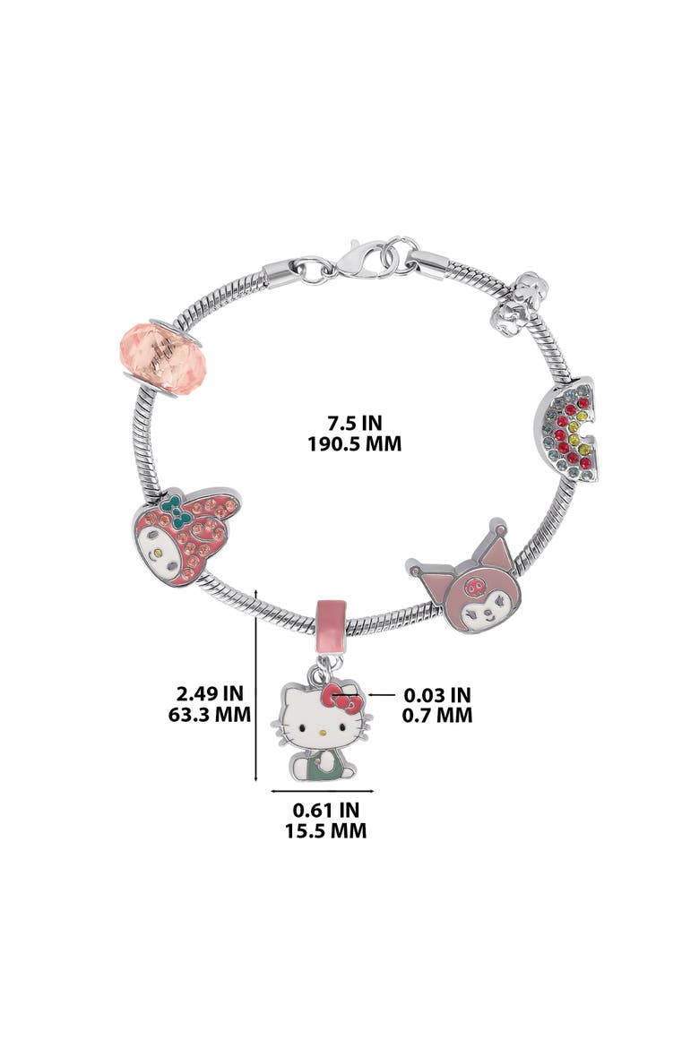 & Friends Charm Bracelet, Alternate, color, Silver