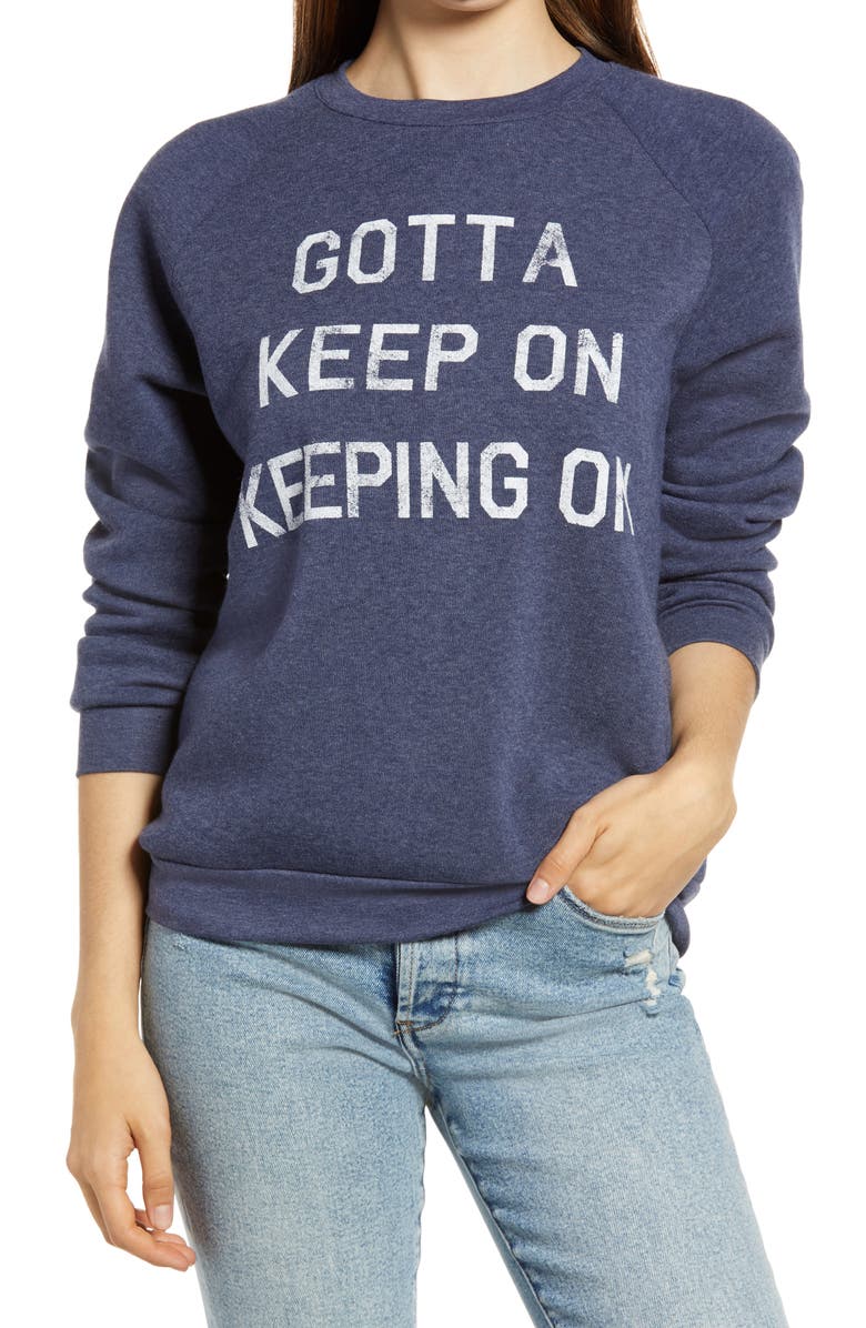 Project Social T Gotta Keep On Graphic Sweatshirt, Main, color,