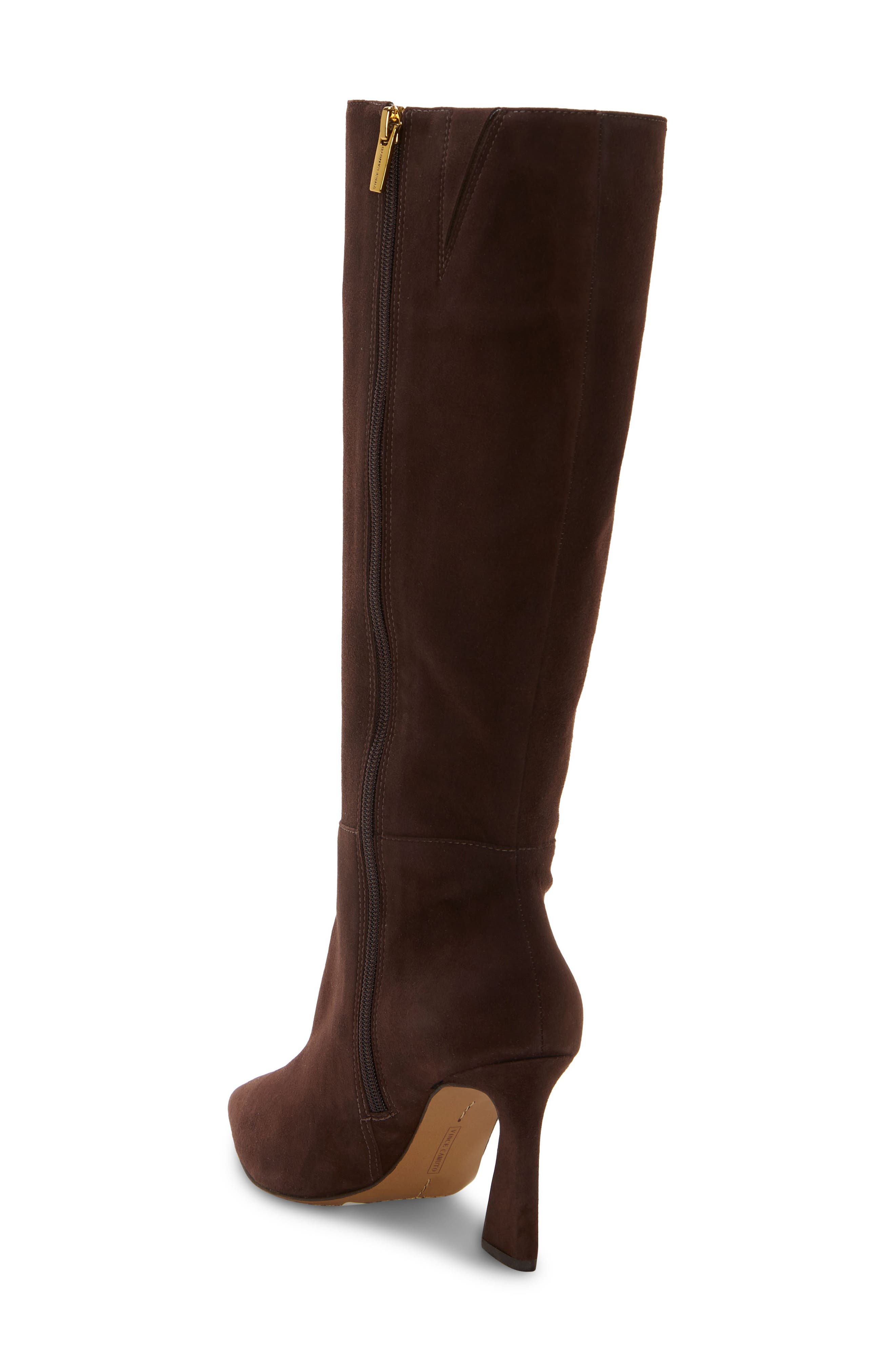 Tressara Pointed Toe Knee High Boot, Alternate, color, ROOT BEER