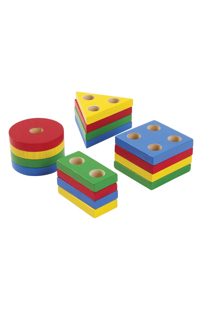 PlanToys<sup>®</sup> Geometric Sorting Board, Alternate, color, Assorted