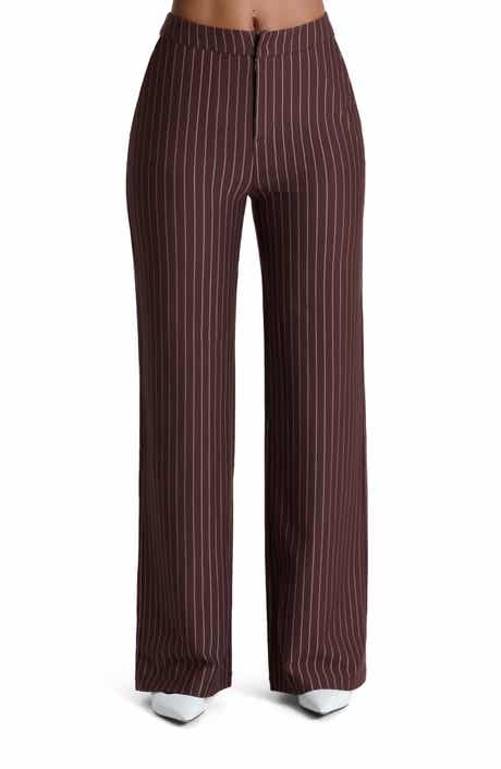 N BY NAKED WARDROBE Pinstripe Wide Leg Pants