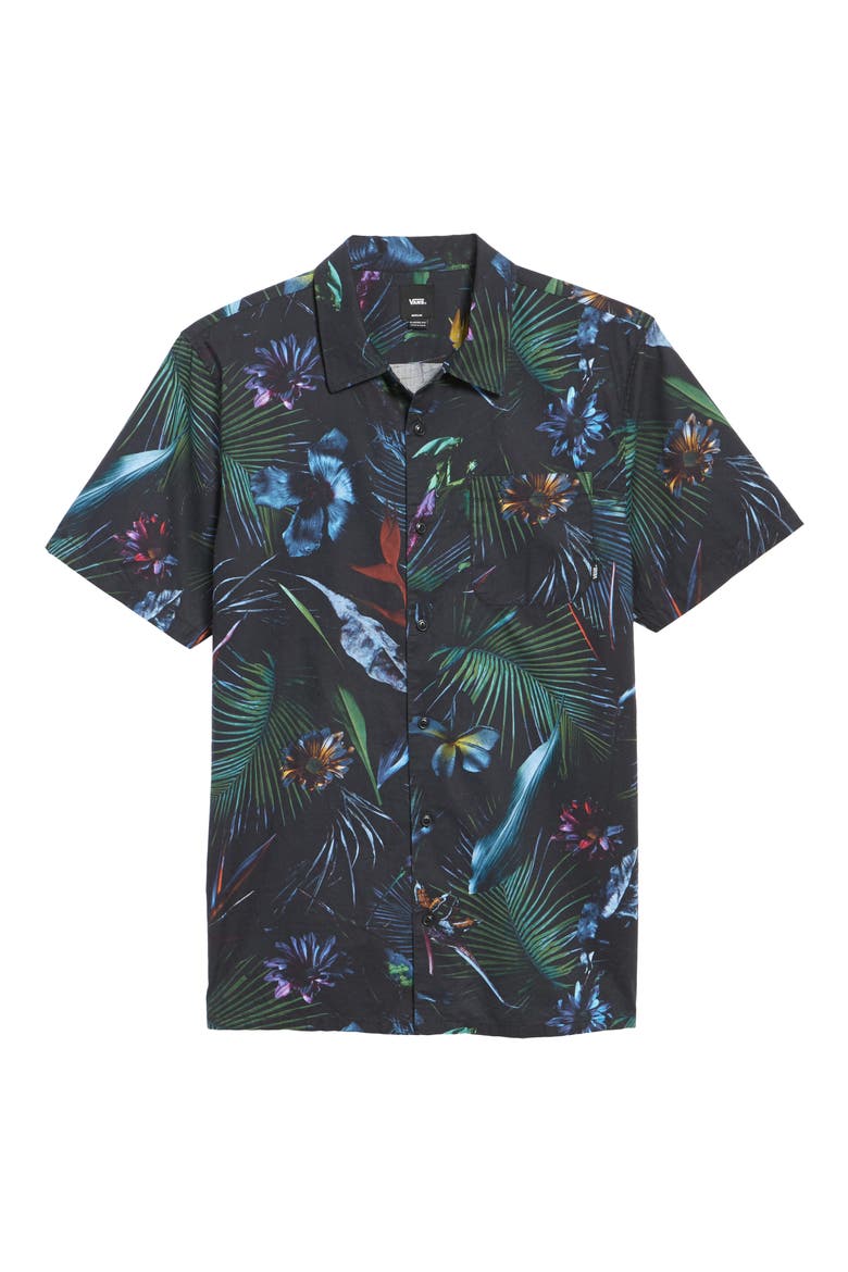 Neo Jungle Short Sleeve Shirt, Alternate, color, NEO JUNGLE
