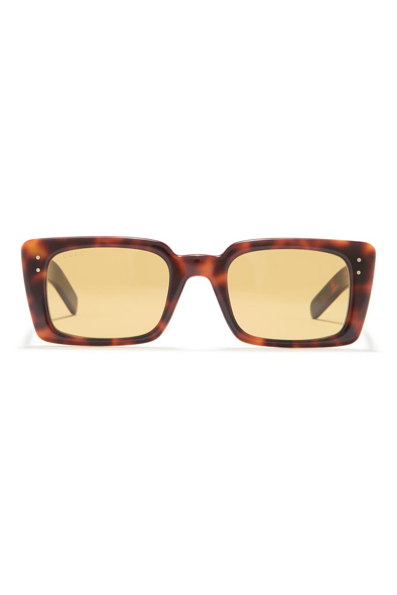 52mm Square Sunglasses, Main, color, HAVANA HAVANA BROWN/BRW