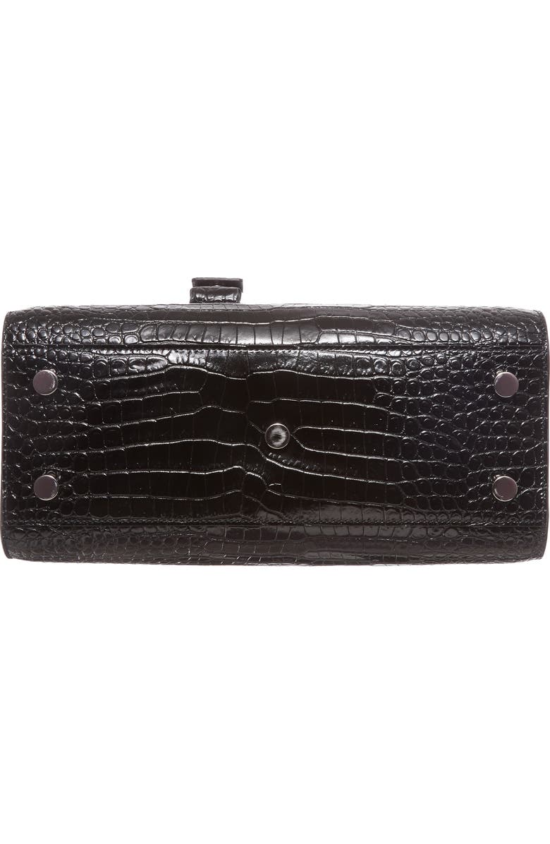 Saint Laurent Baby Sac de Jour Croc Embossed Calfskin Leather Tote, Alternate, color,