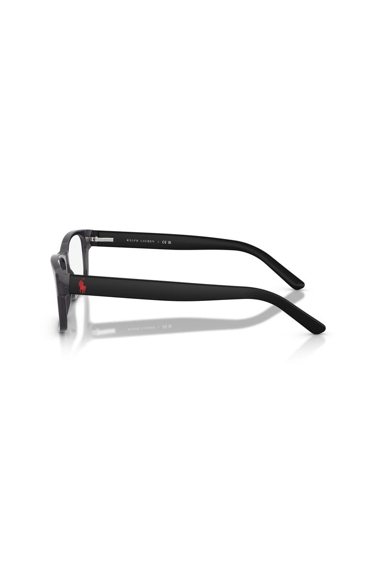 54mm Rectangle optical glasses, Alternate, color, Grey