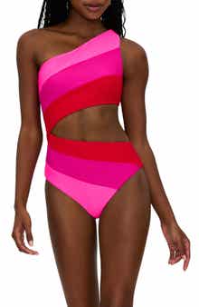 Joyce Cutout One-Shoulder One-Piece Swimsuit