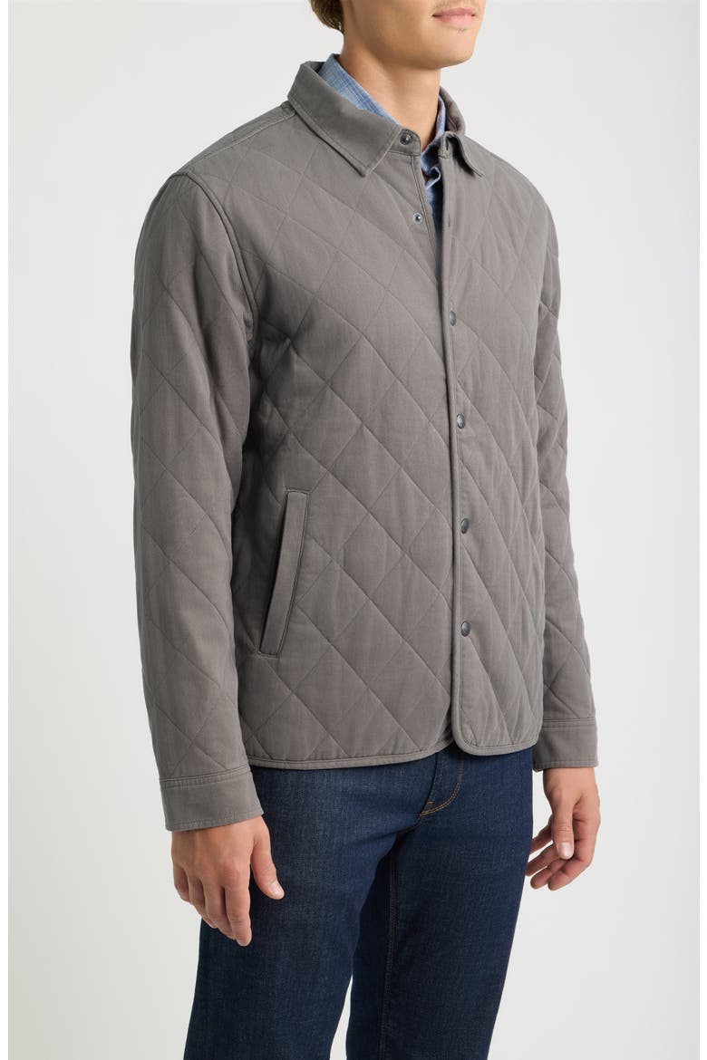 Chatham Quilted Cotton and Cashmere Shirt Jacket, Alternate, color, CITYSCAPE
