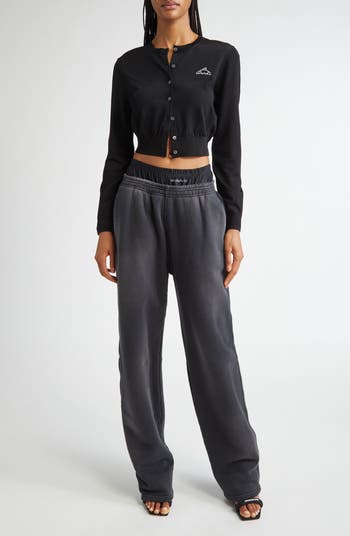 Alexander Wang Prestyled Bike Short Waist Sweatpants | Nordstrom