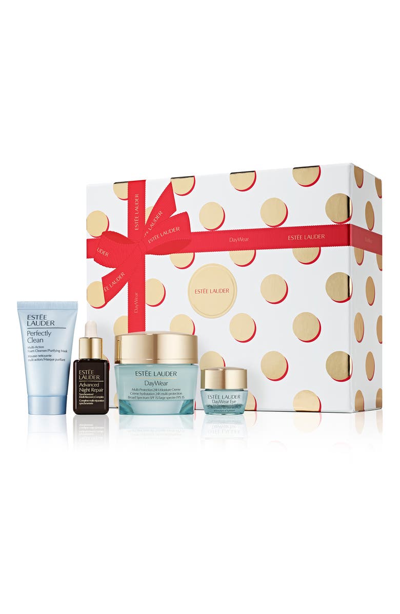 Estée Lauder DayWear Moisturizer Holiday Skin Care Gift Set $110 Value, Main, color, 