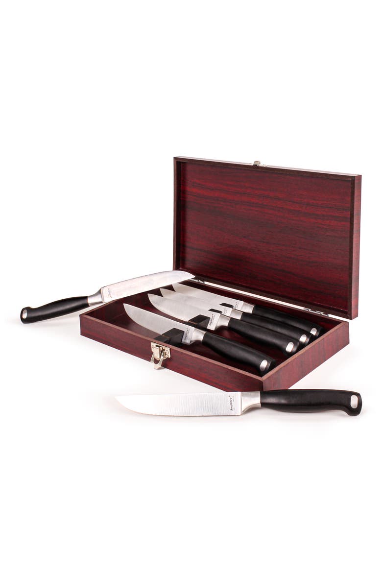 7-Piece Stainless Steel Steak Knife Set, Alternate, color, SILVER