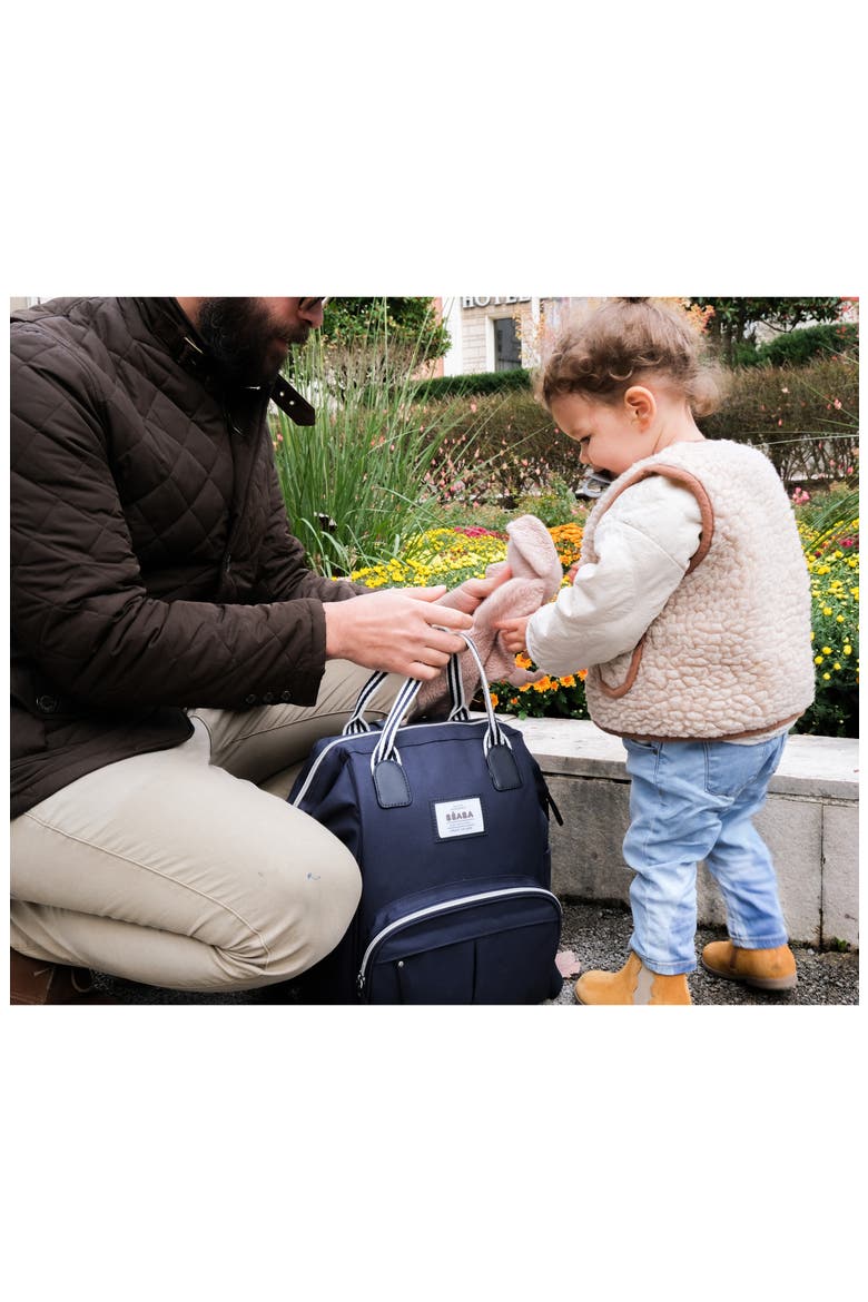 Wellington Diaper Backpack, Alternate, color, NAVY