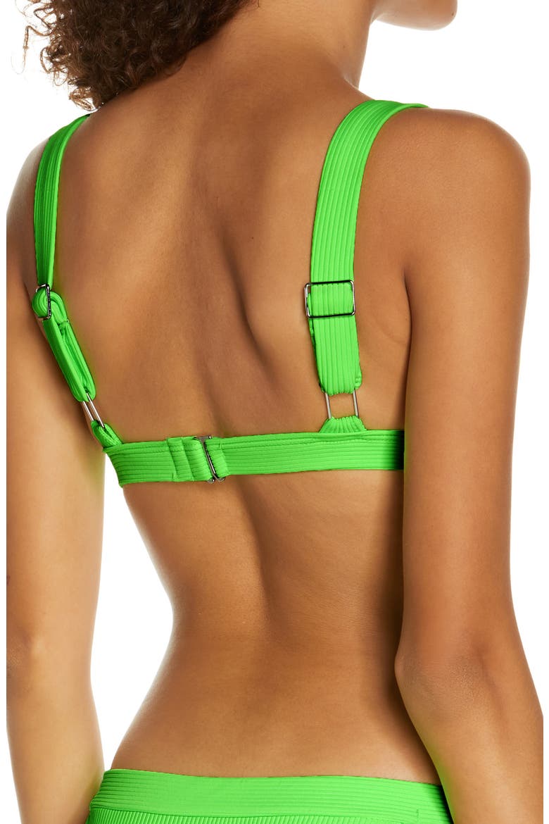 Georgia Bikini Top, Alternate, color, GREEN GLOW