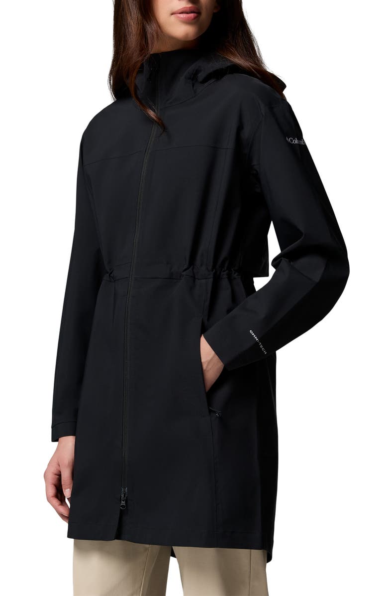 Columbia Weekend Adventure II Long Jacket, Alternate, color, Black